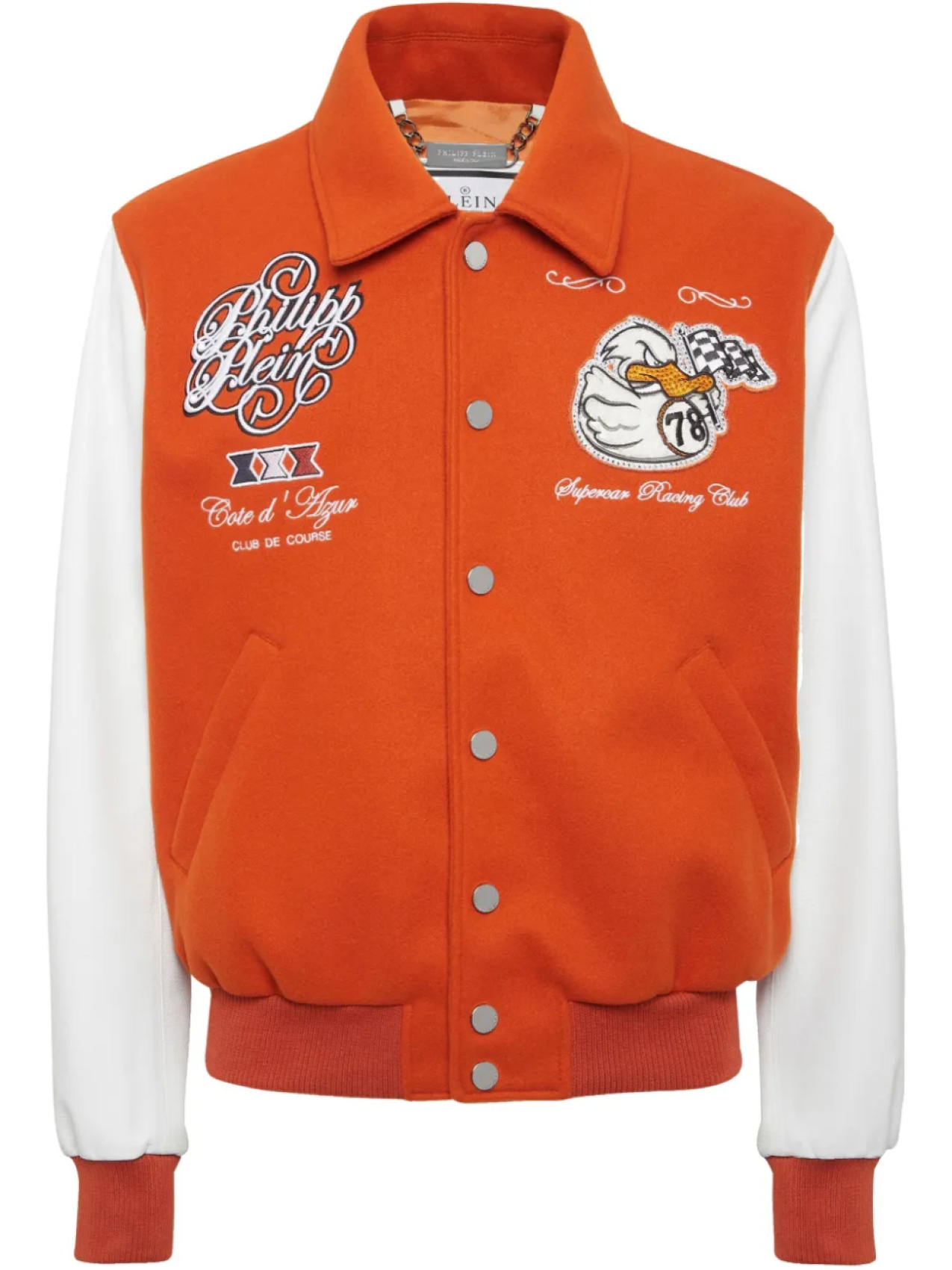

Куртка-бомбер Philipp Plein Coster College PP Ducks, оранжевый