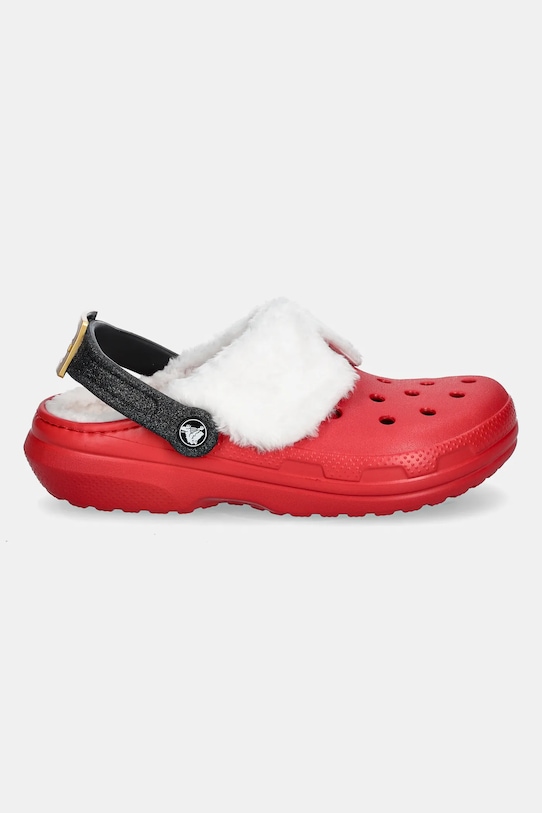 Классические утепленные тапочки Santa Clog Crocs, красный — фото 2