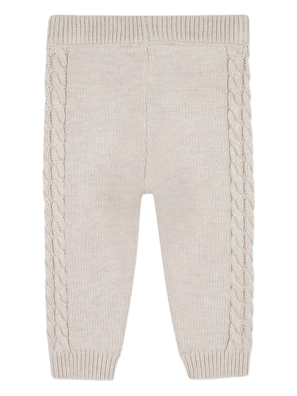 Комплект из топа и брюк фактурной вязки Michael Kors Kids, нейтральный — фото 4