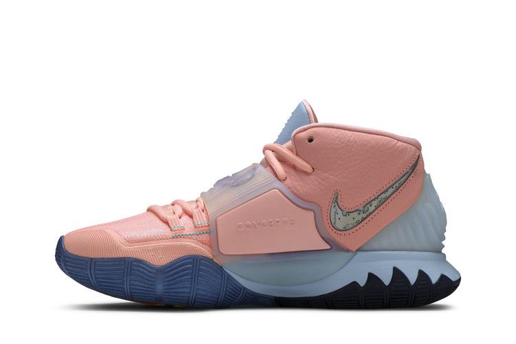Кроссовки Nike Concepts x Kyrie 6 EP 'Khepri', розовый — фото 4