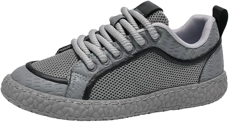 Four Seasons Mesh Sports Shoes, A Pair Trendy Comfortable Orthotics Loafers,Beach Vacation,Great for Driving and Walking Hhhchpm, серый черный