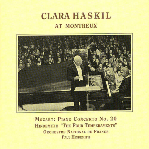 

CD диск Mozart / Hindemith / Haskil: Clara Haskil at Montreux