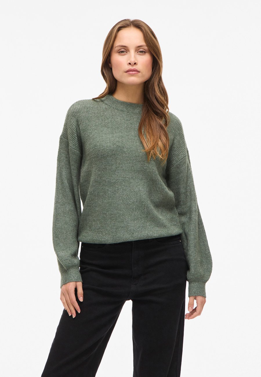 

Джемпер VILA VIVIOLI CREW NECK BALLON, Laurel Wreath Melange/Light Green