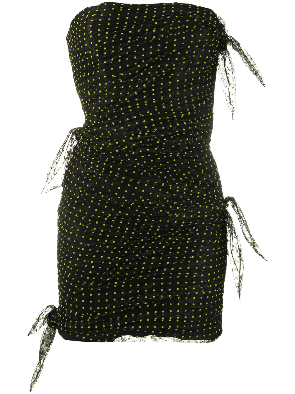 

Платье из тюля в горох Philosophy Di Lorenzo Serafini, черный