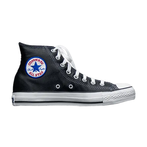 

Кроссовки Converse Chuck Taylor All Star Leather Hi 'Black', черный