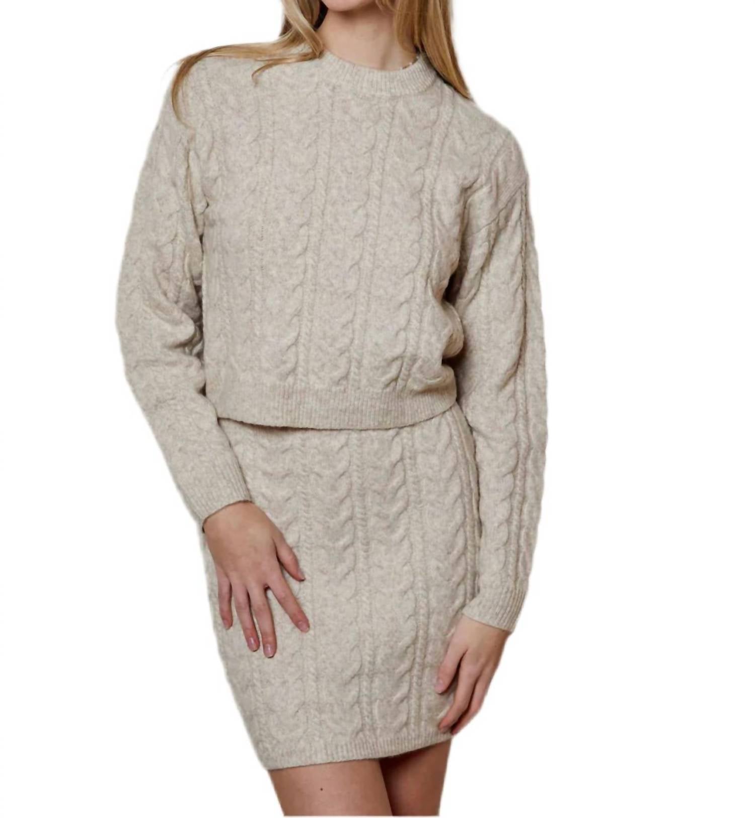 

Свитер Eloise цвета овса dh NEW YORK, цвет oat