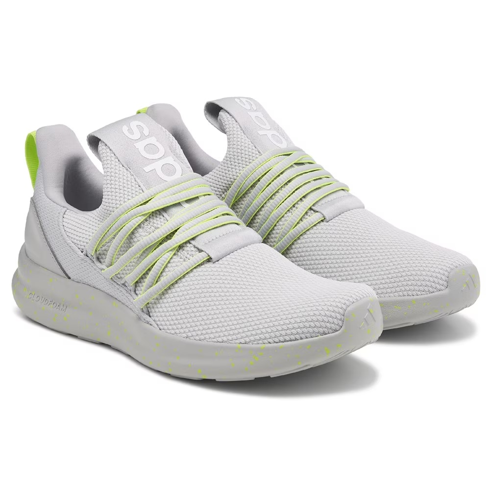 

Кроссовки без шнурков Adidas Lite racer adapt 7.0, grey/lime