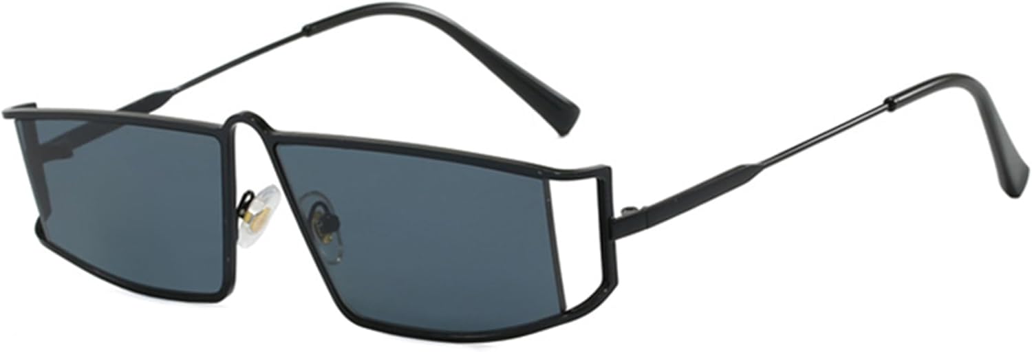 

Солнцезащитные очки Bullabulling в стиле ретро, ​​прямоугольные, для женщин и мужчин, модные узкие квадратные солнцезащитные очки, винтажные дизайнерские очки в стиле Y2K, Gray