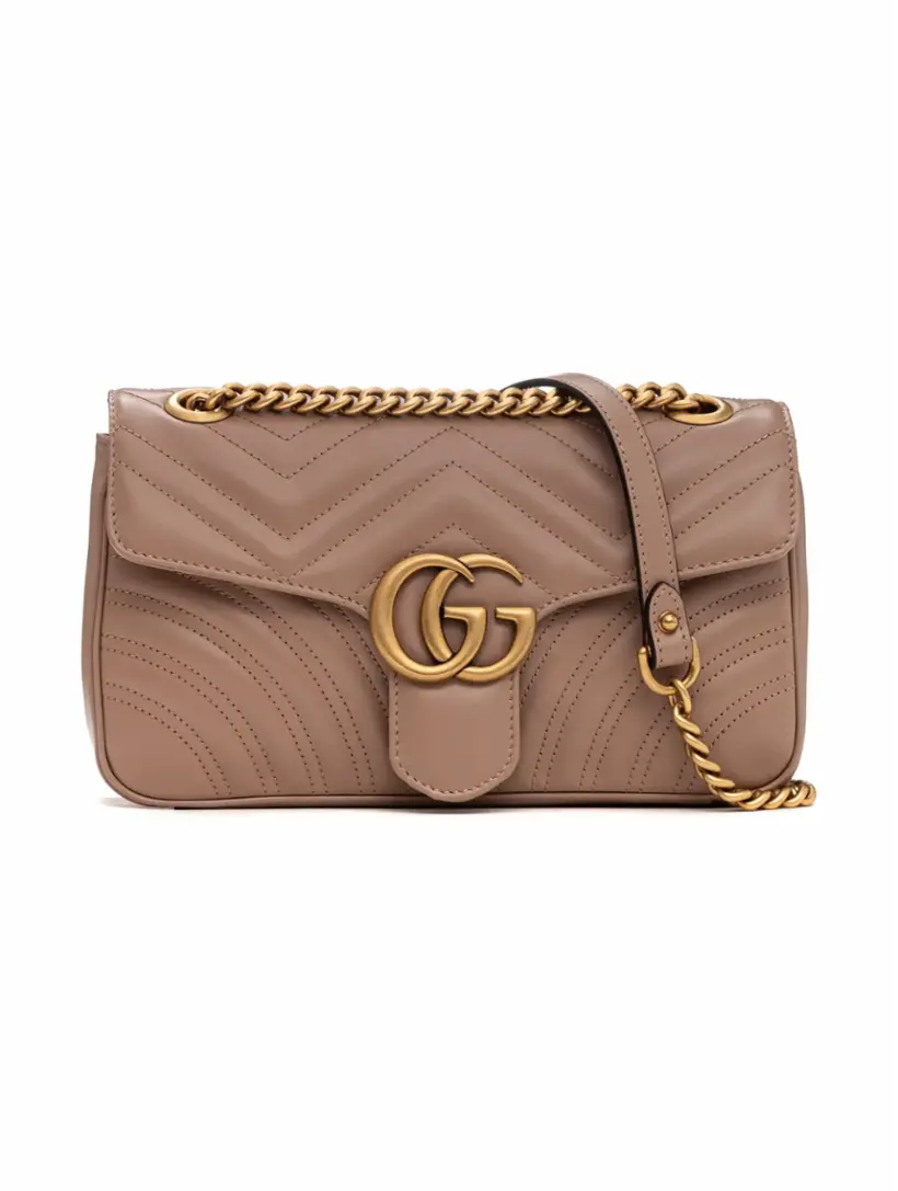 

Сумка на плечо GG Marmont Gucci, розовый