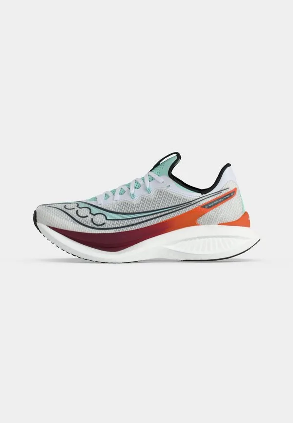 Кроссовки для бега по шоссе endorphin pro 5 Saucony, White/Crimson — фото 2