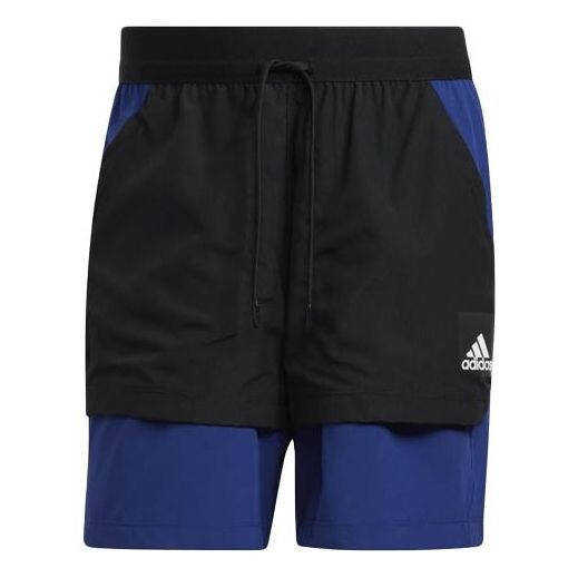 

Шорты adidas Colorblock Gym Sports Shorts Blue, синий