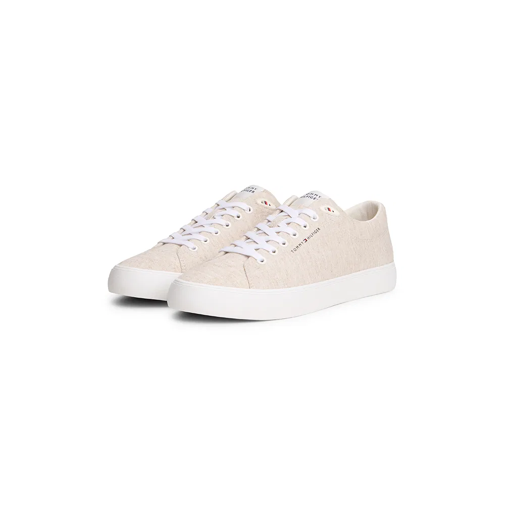 Мужские белые низкие кеды Harlem Core Chambray от Tommy Hilfiger — фото 2
