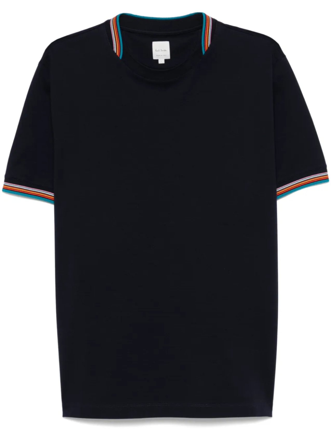 

Полосатая футболка с подписью Пола Смита Paul Smith, синий
