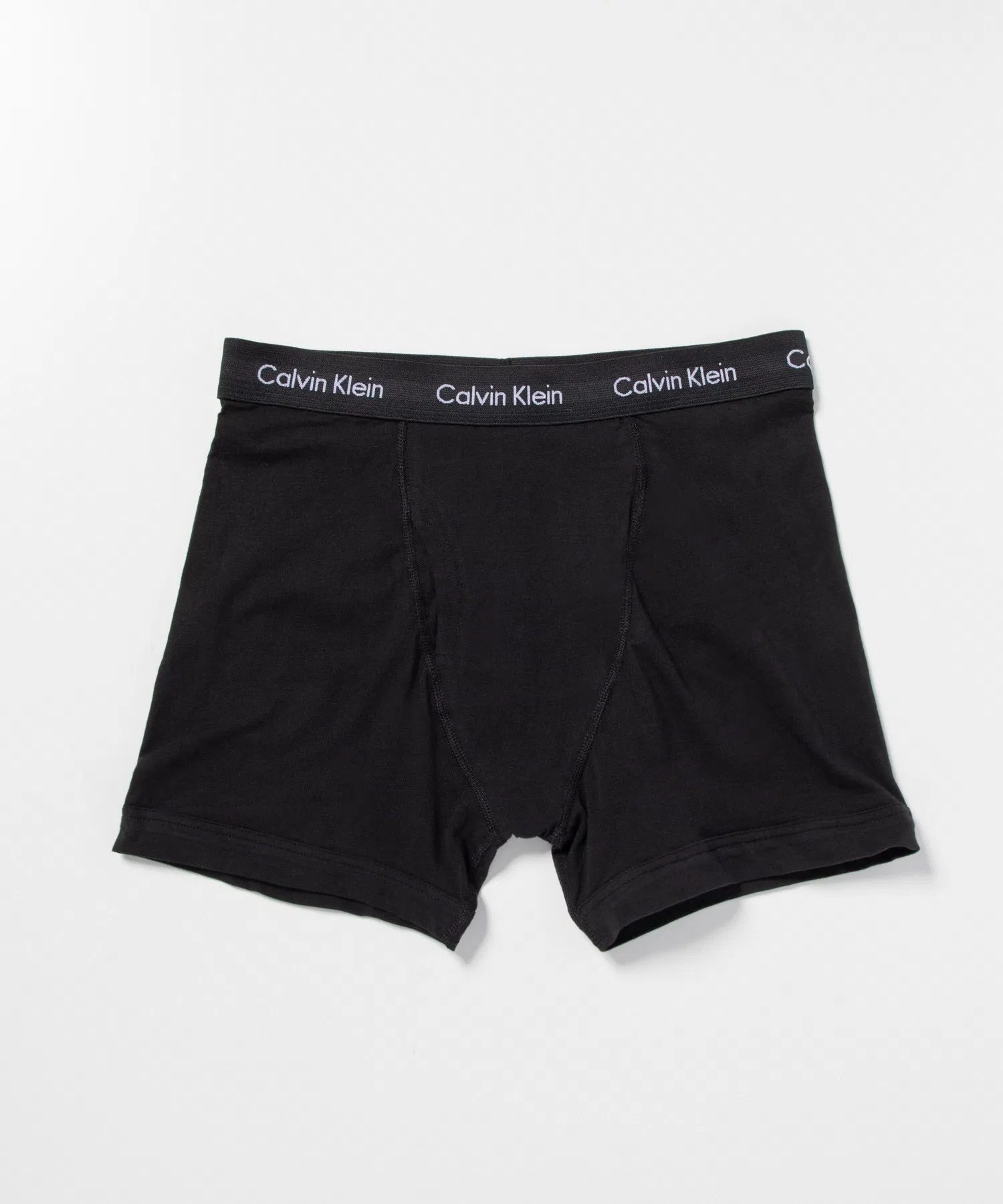 Комплект из 3 хлопковых эластичных боксерских шорт Calvin Klein. — фото 2