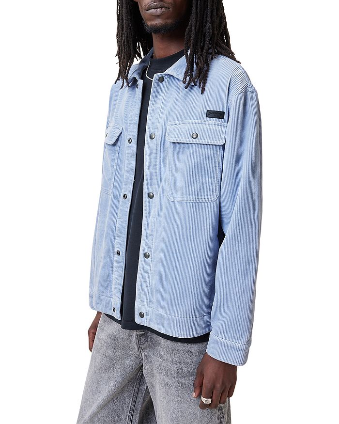 

Куртка-рубашка Castleford Corduroy ALLSAINTS, синий