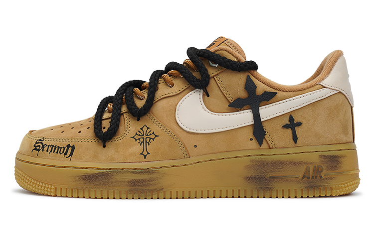 

Кроссовки Nike Air Force 1 Skateboard Shoes Unisex Low-Top Yellow