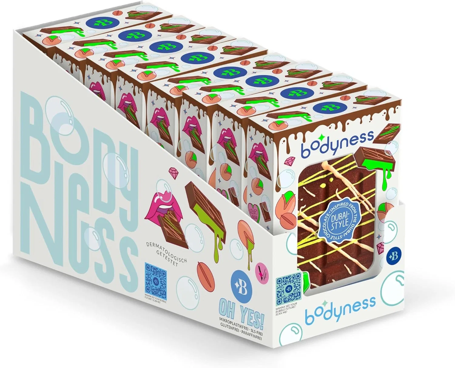 Набор бомбочек для ванны «Dubai Chocolate» 8 шт. от BODYNESS Bodyness — фото 2