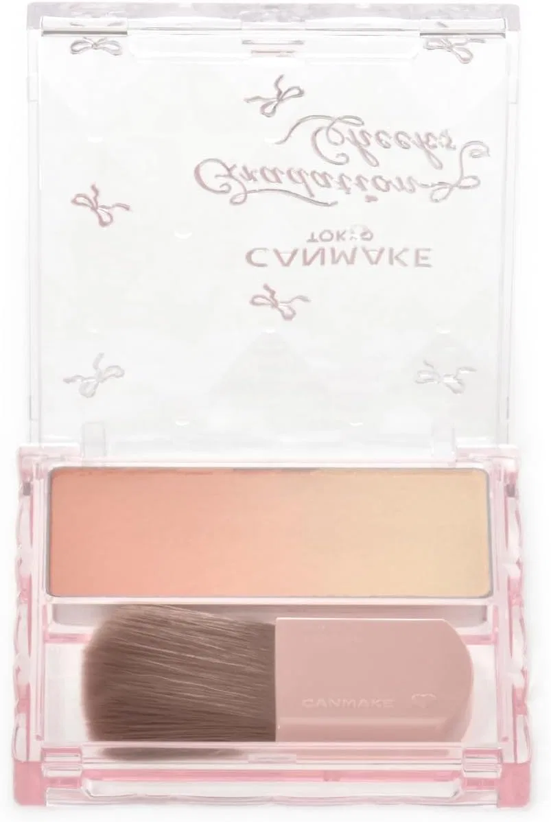 Румяна Canmake Gradient Cheeks 02 Momo Milk Tea, 5.2 г, коралловый — фото 2