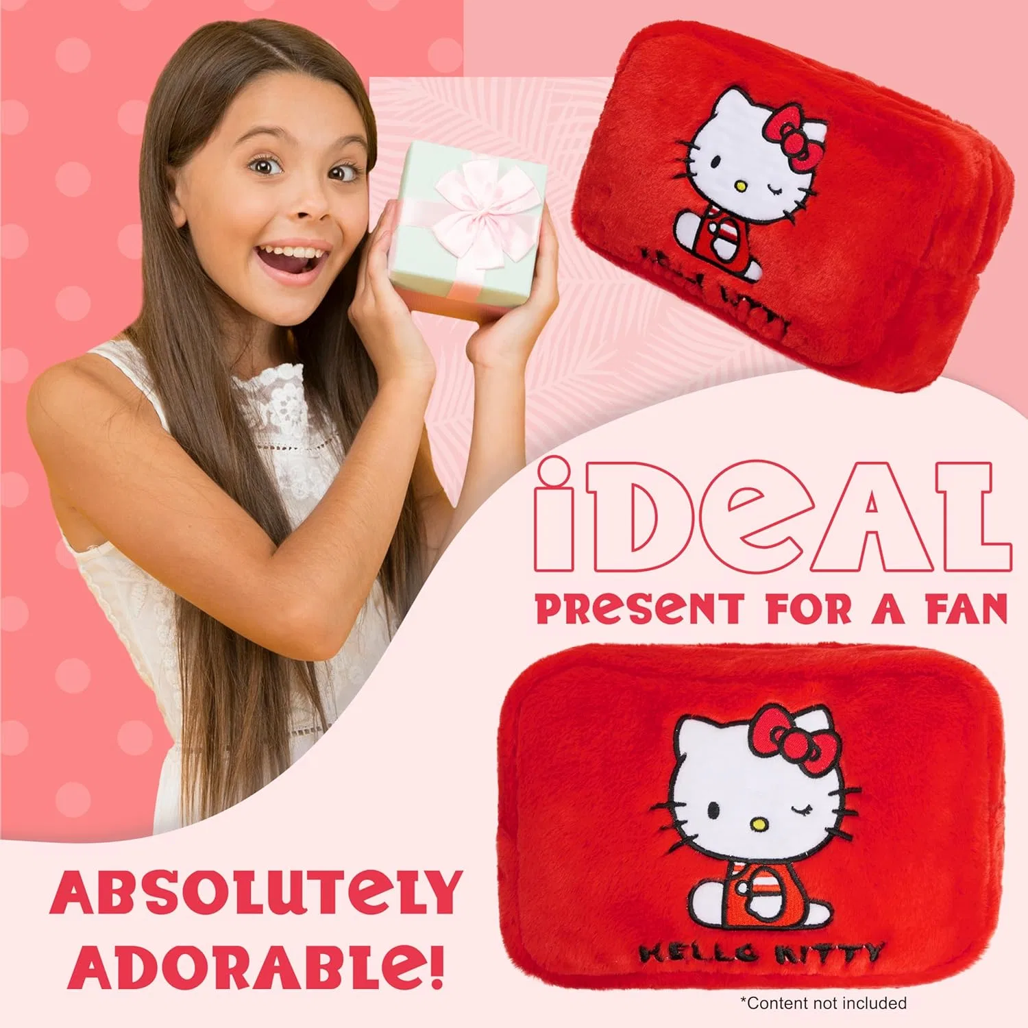 Пушистая косметичка с молнией «Hello Kitty» Hello Kitty — фото 3