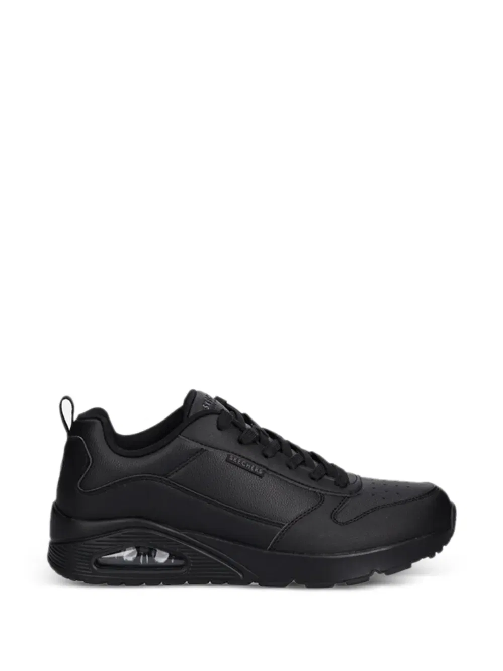Кроссовки Uno с перфорированными панелями из ольхи Skechers, черный