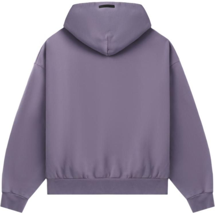 Толстовка из плотного флиса винтажная укороченная Fear Of God Essentials, орхидея пурпурная/лавандовая — фото 3