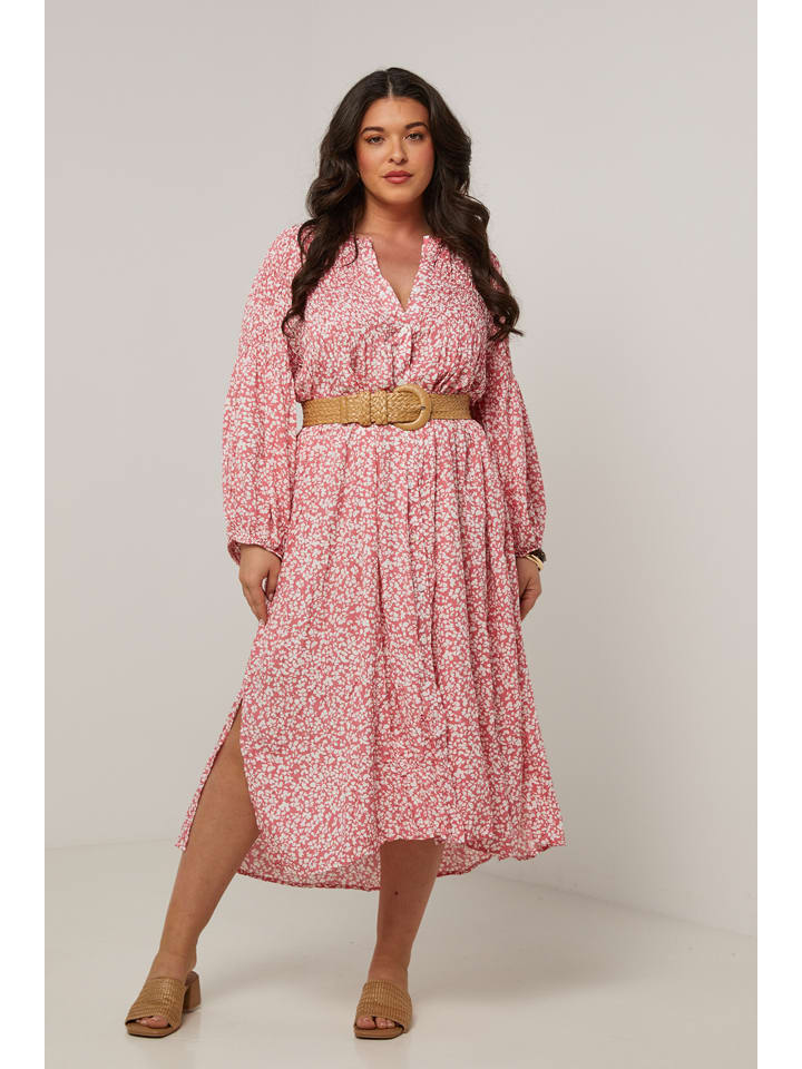 

Длинное платье Curvy Lady, розовый