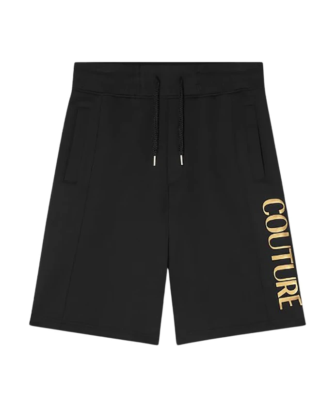 

Спортивные шорты с логотипом, стильная модель. Versace Jeans Couture, черный