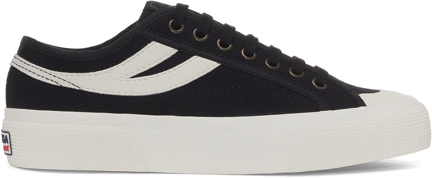 Мужские оксфорды Superga, слоновая кость/белый/черный — фото 2