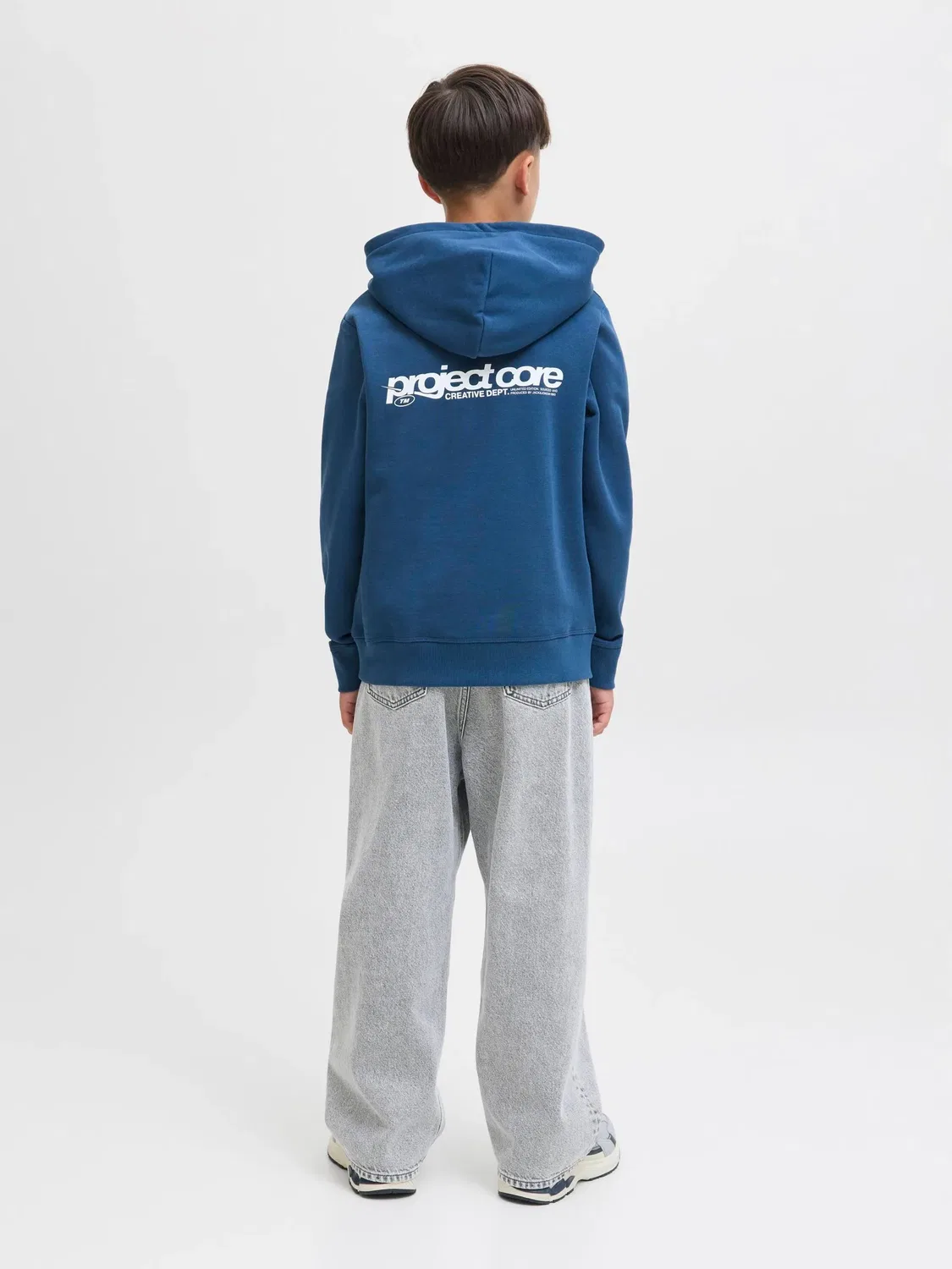 Джинсы Extra Baggy Fit, JACK & JONES Junior, серый деним — фото 4