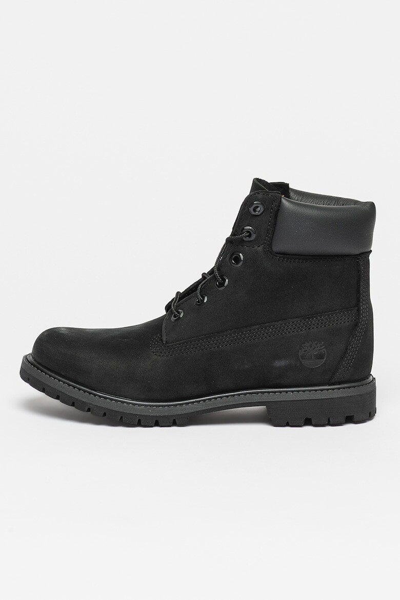 

6-Дюймовые кожаные ботинки из нубука премиум-класса Timberland, черный