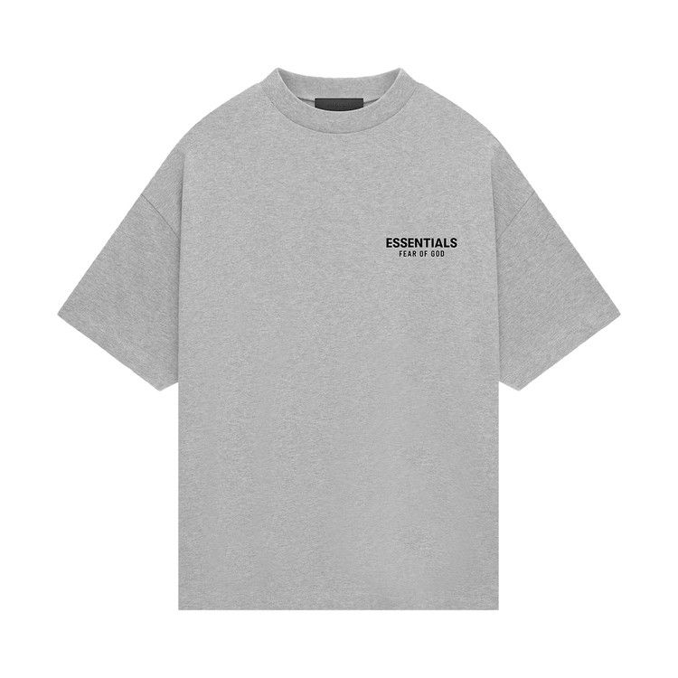 

Футболка Fear of God Essentials Jersey Crewneck T-Shirt, Light Heather Grey