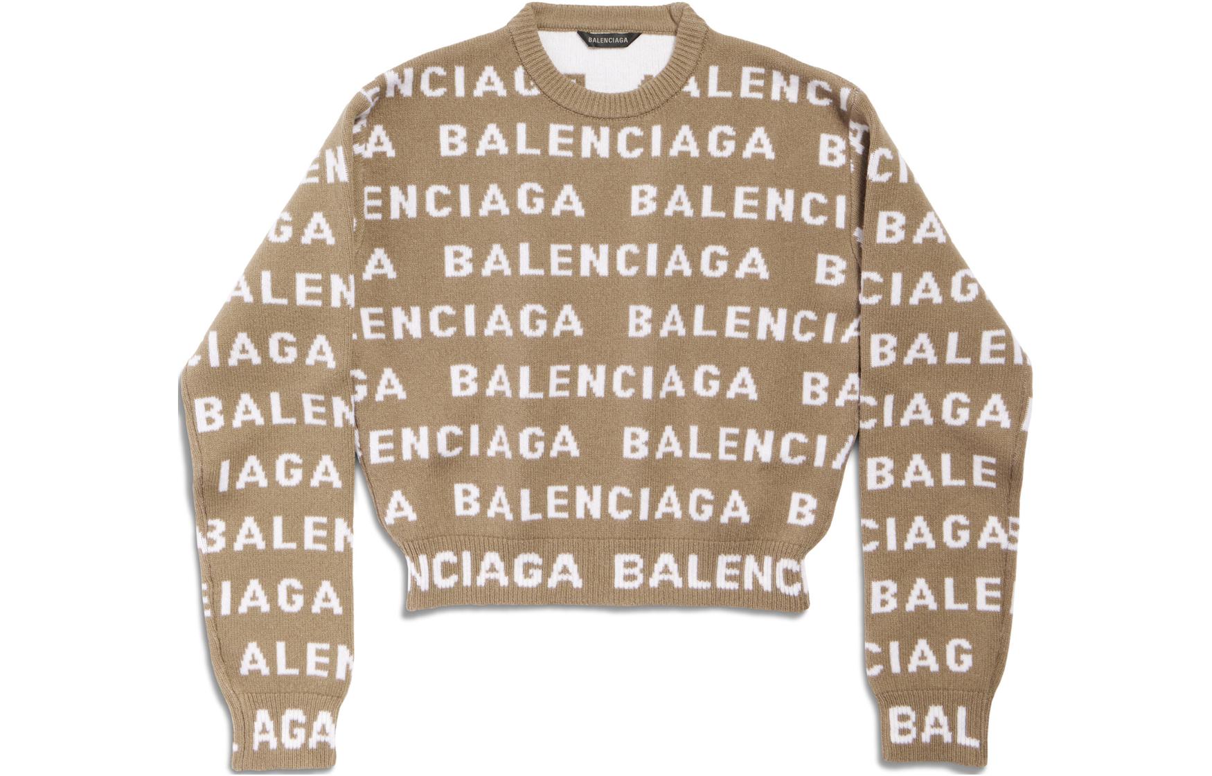 

Свитер женский Balenciaga, темно-бежевый