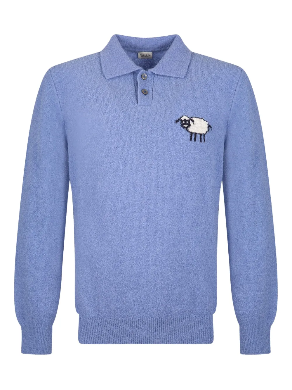 

Рубашка поло с вышивкой Gallia, синий