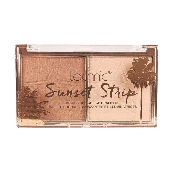 

Бронзер для лица Sunset Trip Dúo Bronceador e Iluminador Technic, Multicolor