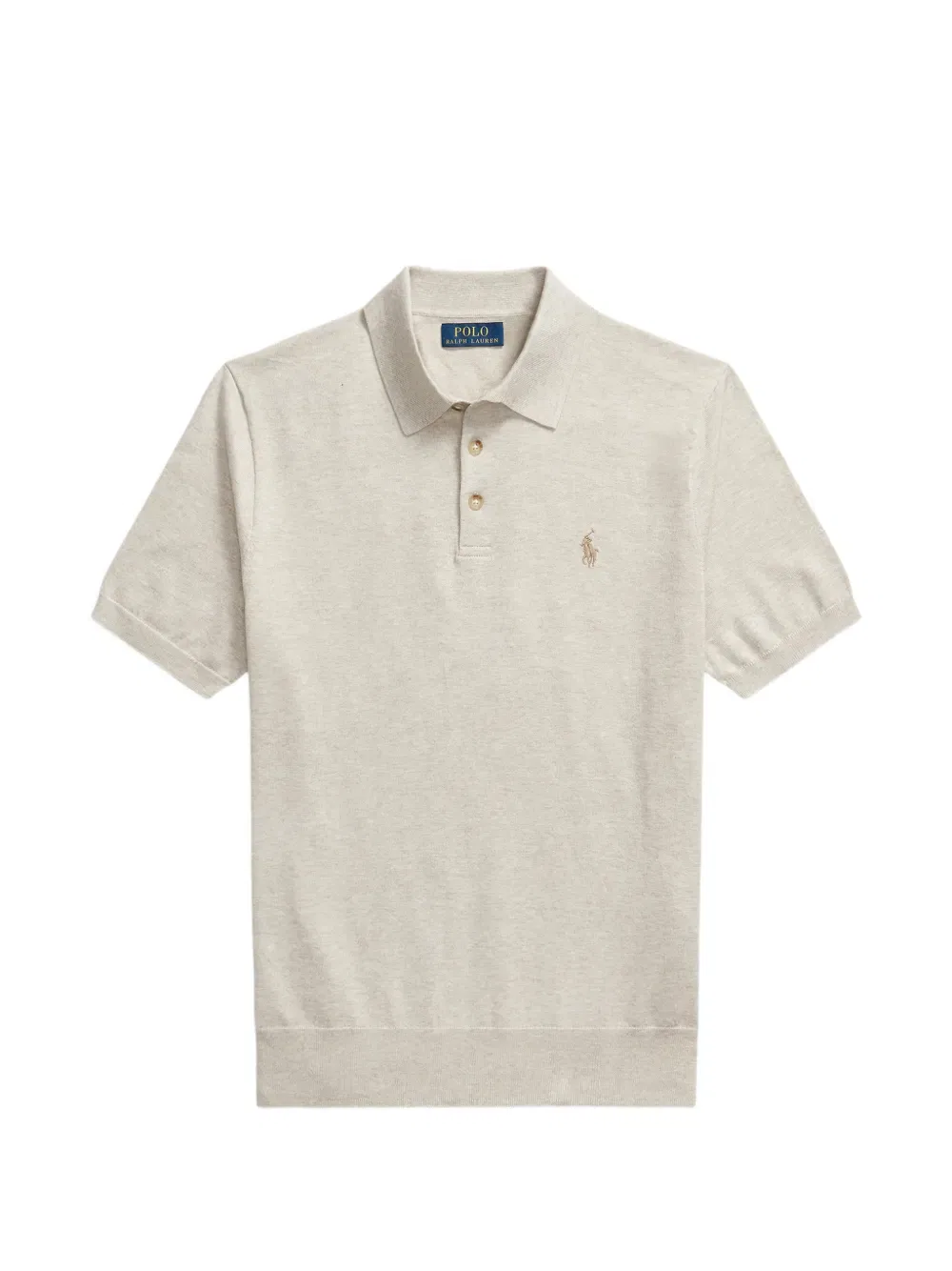 Поло-Рубашка с вышивкой «пони» Polo Ralph Lauren, нейтральный