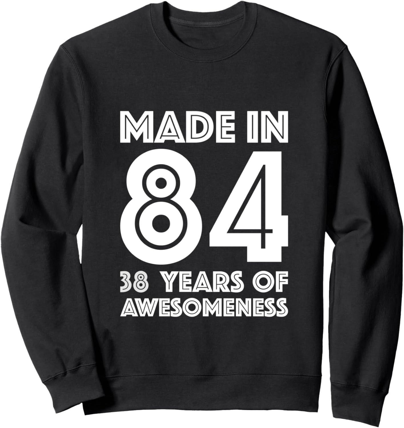

Мужская толстовка к 38-летию, 38-летие, Папа 1984 38Th Birthday Mens Womens Age 38 Apparel 1984, черный