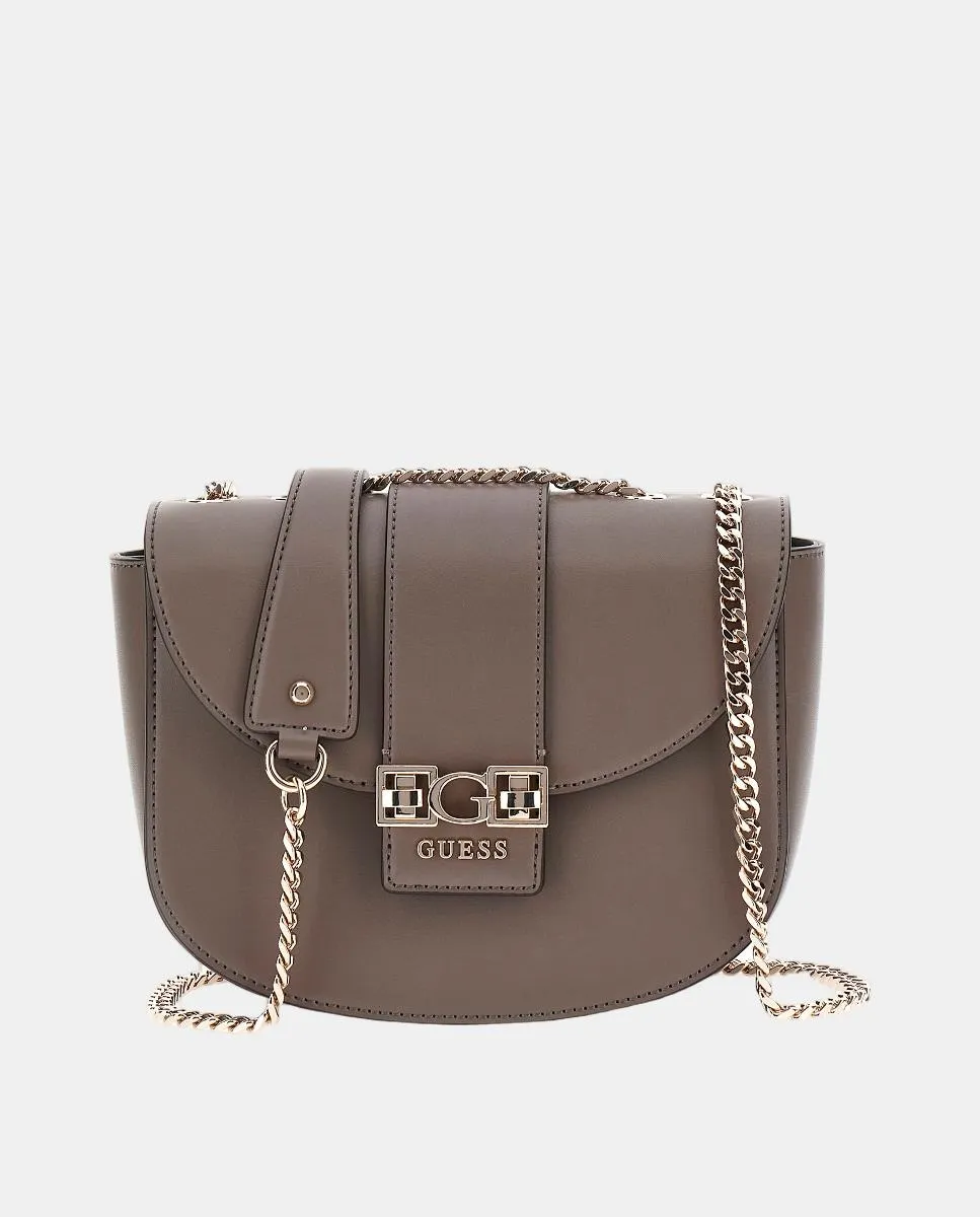 

Сумка через плечо с магнитным застежкой Guess, светло-серый