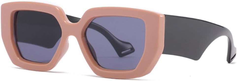 

Женские солнцезащитные очки Jelly Color Punk в большой оправе с защитой от УФ-излучения UV400 для занятий спортом на открытом воздухе, бега и езды на велосипеде generic, C3pink-black