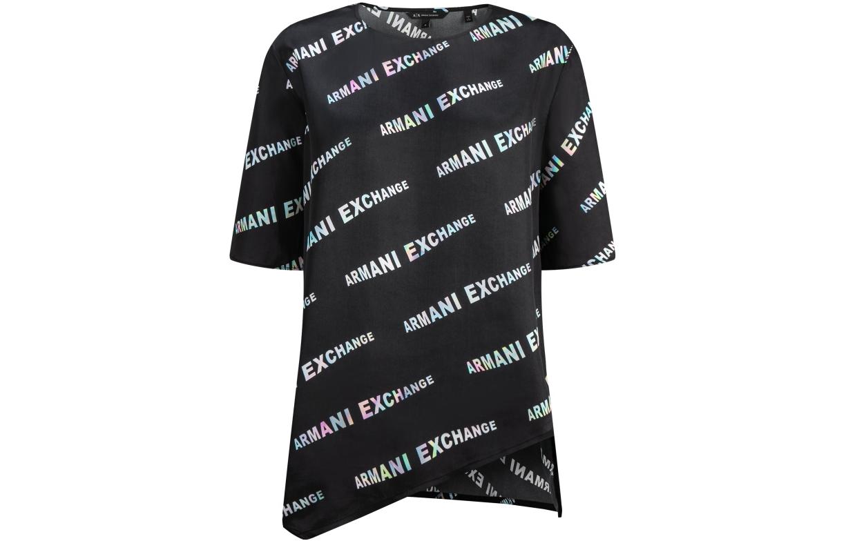 

Футболка AE для женщин ARMANI EXCHANGE, черный