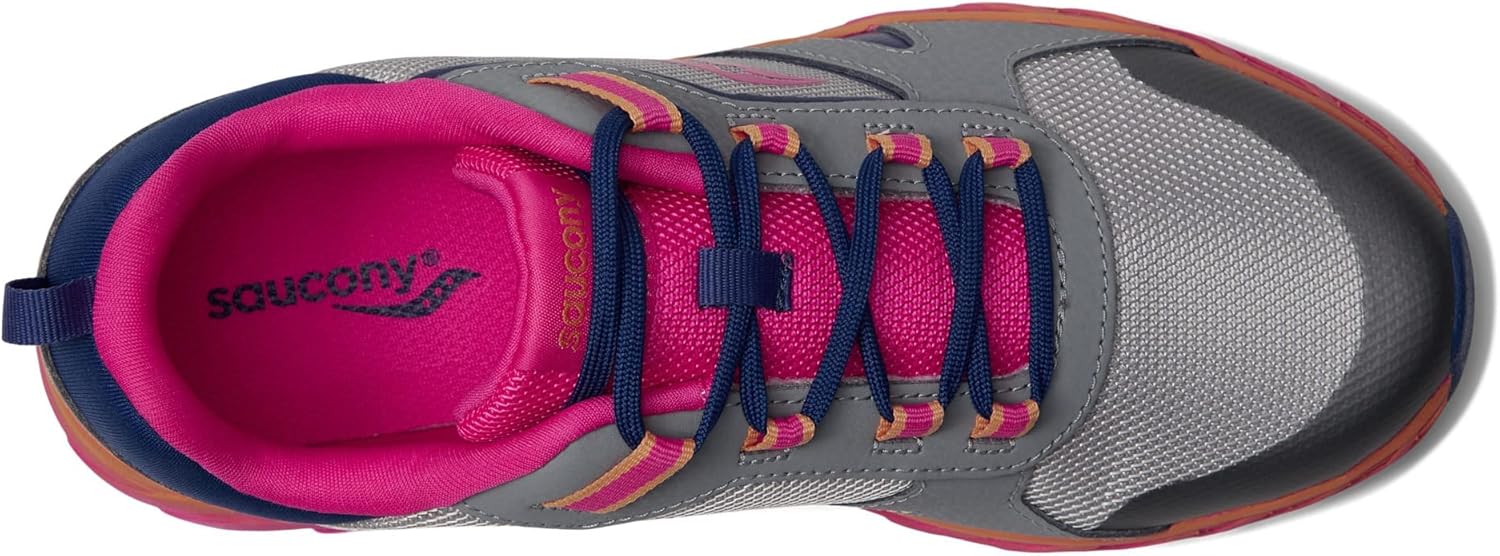Беговые кроссовки Saucony Wind Shield 2.0, синий/розовый/серый — фото 2