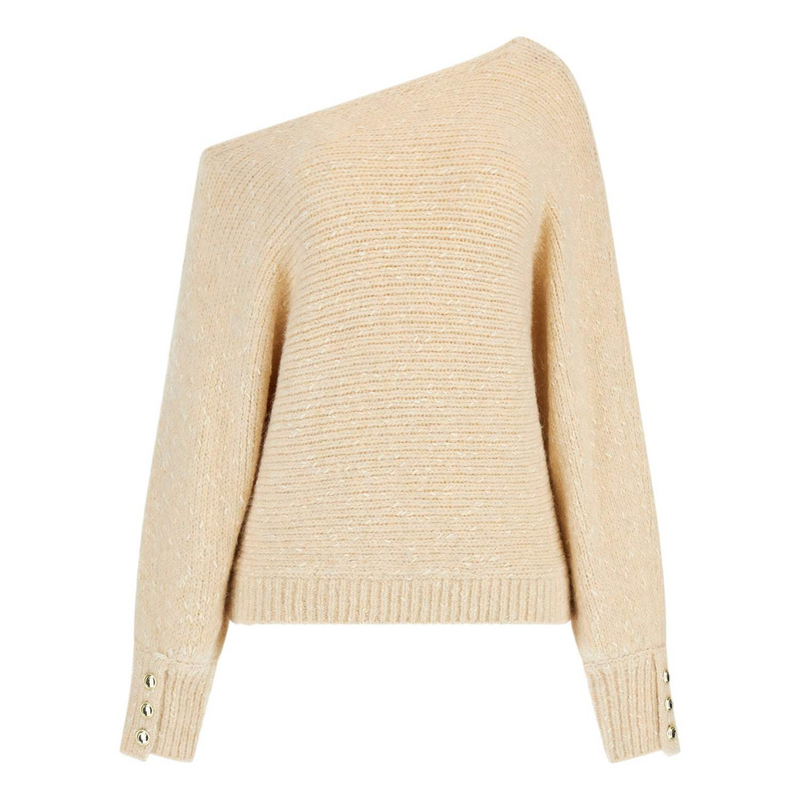 

GUESS Трикотаж Women's F1CY Бежевый Асимметричный воротник Moderate Others