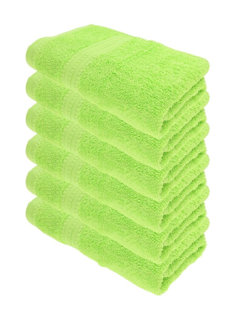 

Набор полотенец Julie Julsen ORGANIC, 6 шт., 50х100, голубой, зеленый