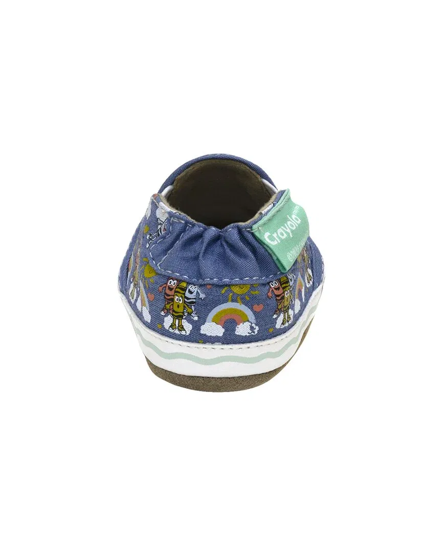 Robeez Crayola Color The World Soft Sole, синий — фото 3