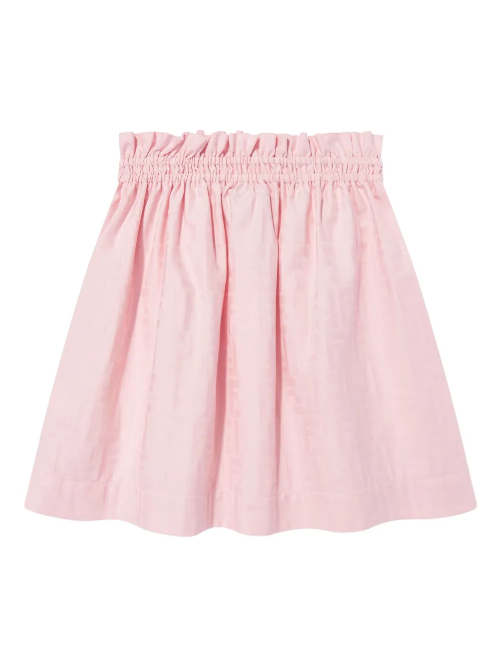

Юбка миди из жаккарда FF с резинкой на талии FENDI KIDS, розовый