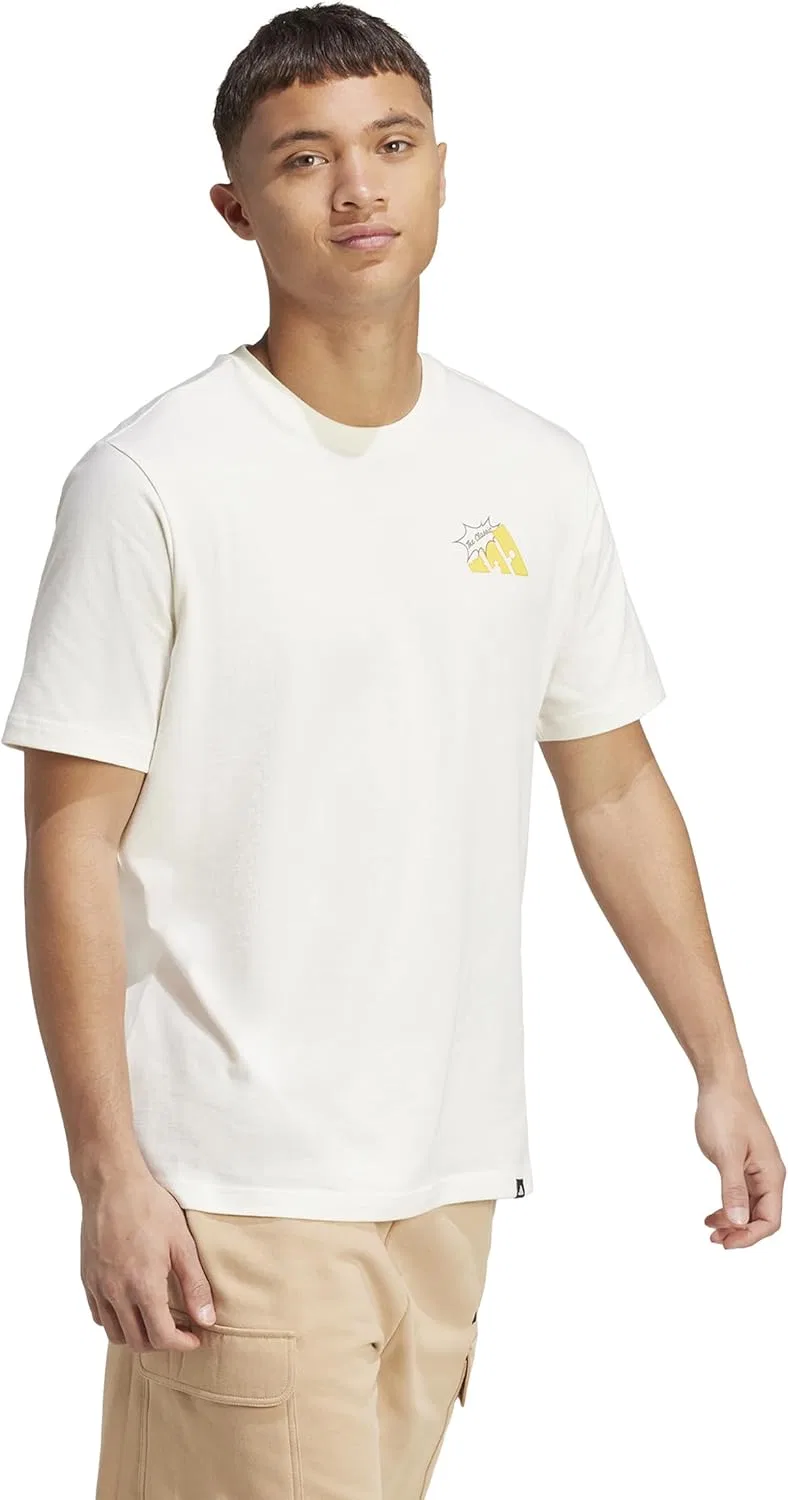Футболка с принтом adidas Off White/Grilled Cheese — фото 3