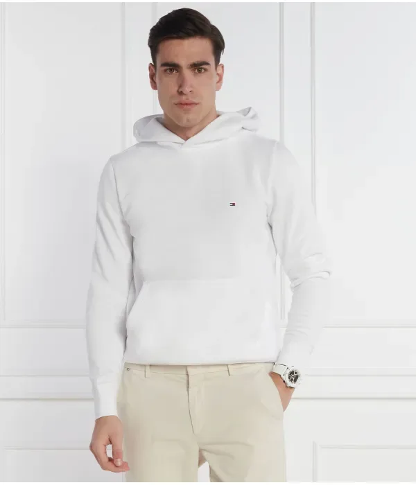 Толстовка с логотипом флага regular fit Tommy Hilfiger, белый — фото 3