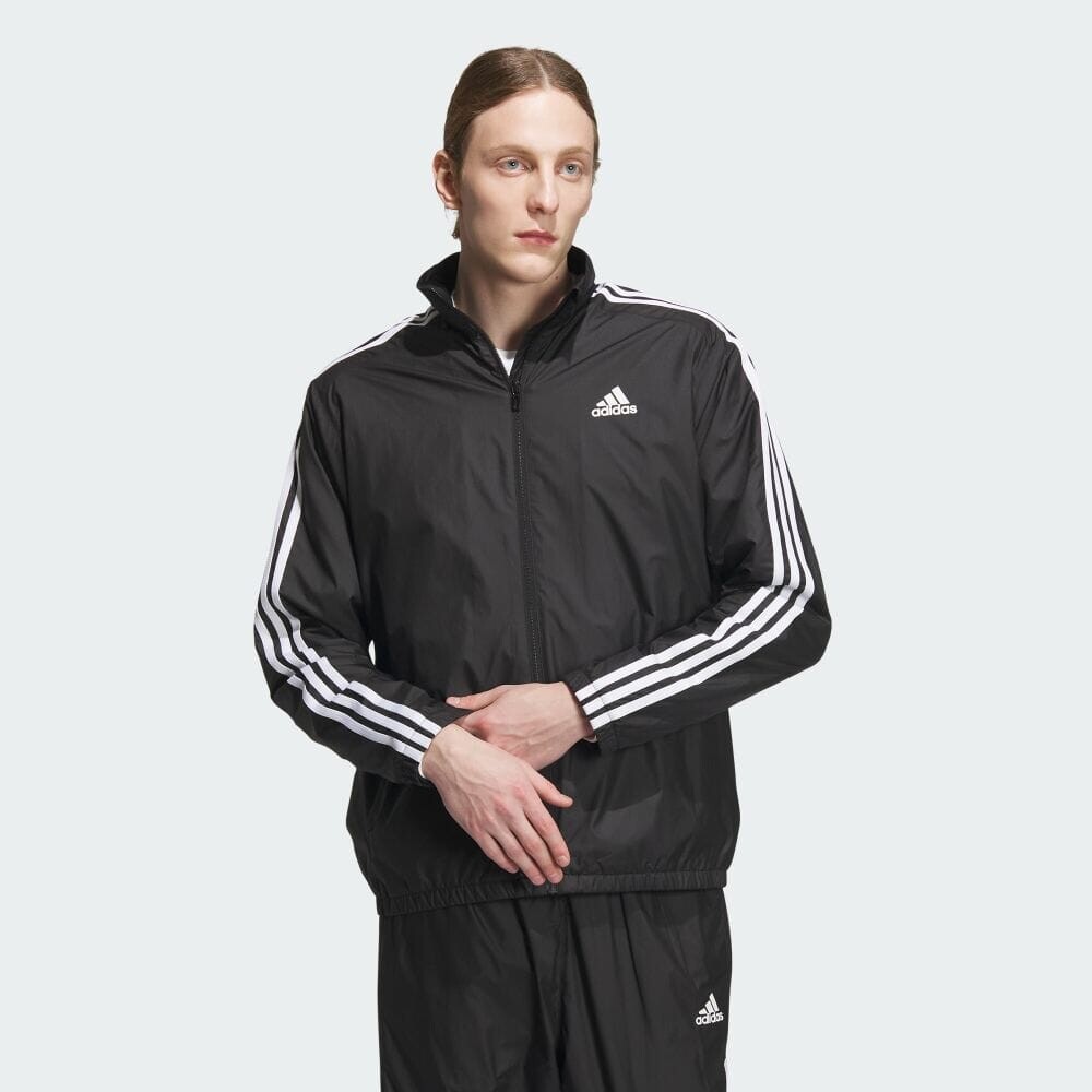 

Куртка Adidas Three Stripes Regular Fit WIND. RDY Windbreaker Jacket, черный