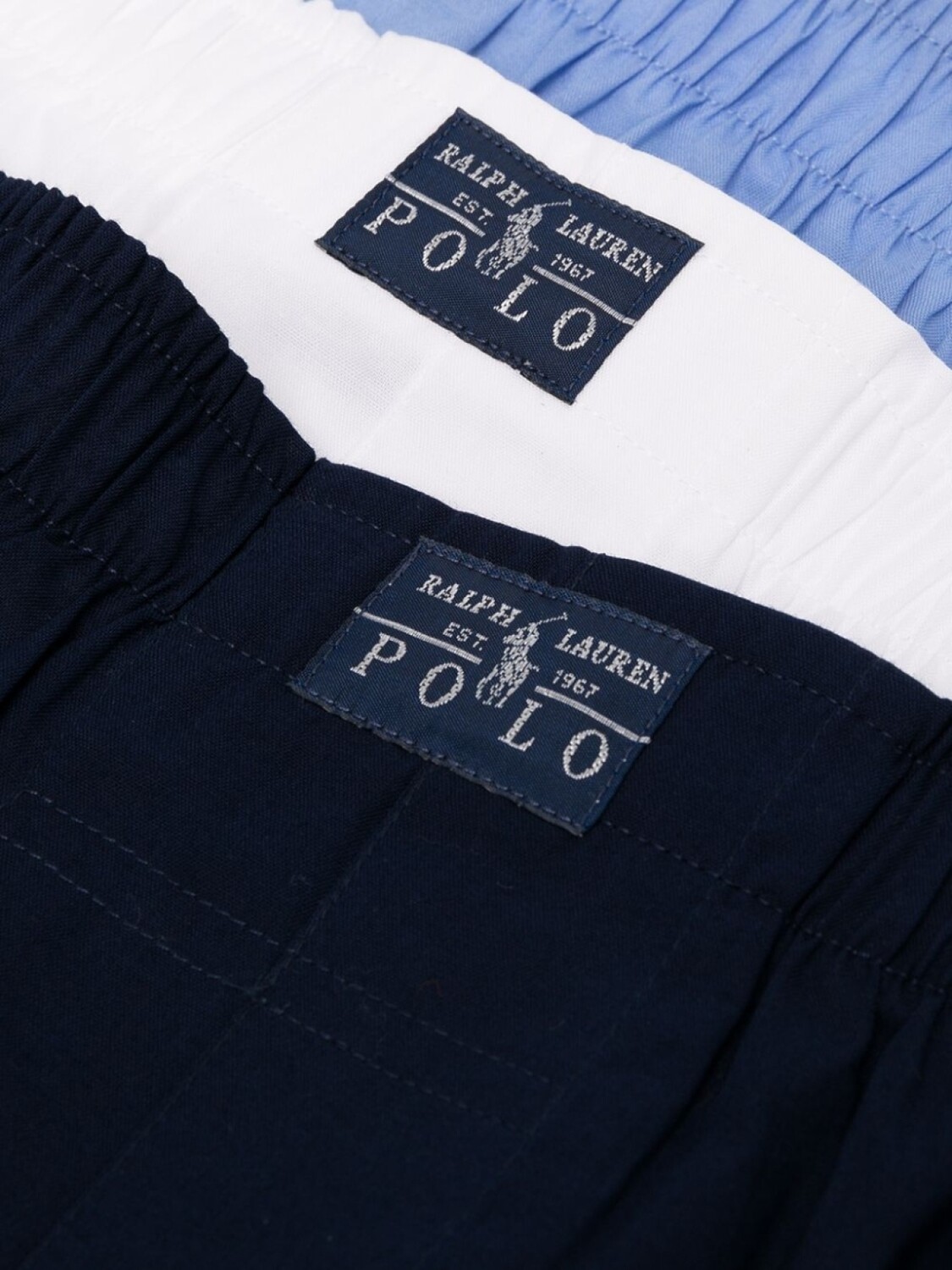 Polo Ralph Lauren комплект из трех боксеров с нашивкой-логотипом, синий — фото 4