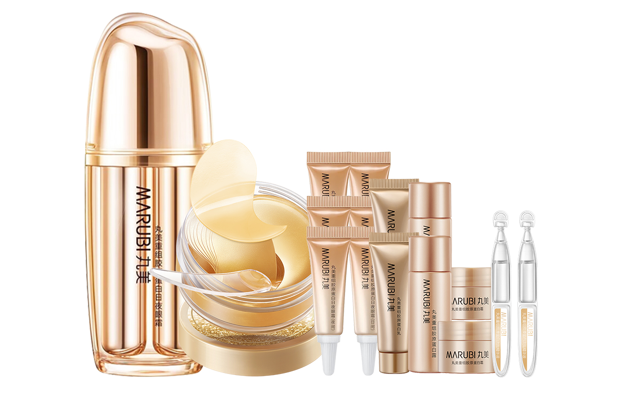 Крем для век Unisex MARUBI, Eye Cream+Double Collagen Lotion 60ml+Cream 40g — фото 4