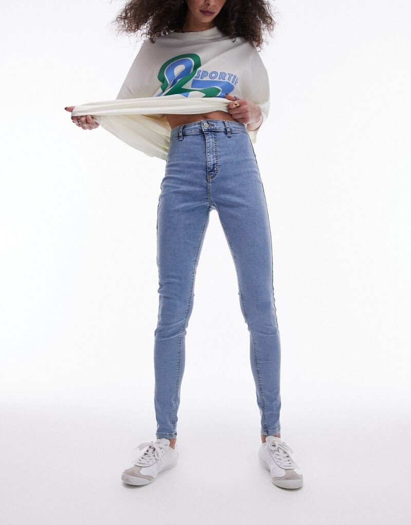 

Белые джинсы Topshop Joni